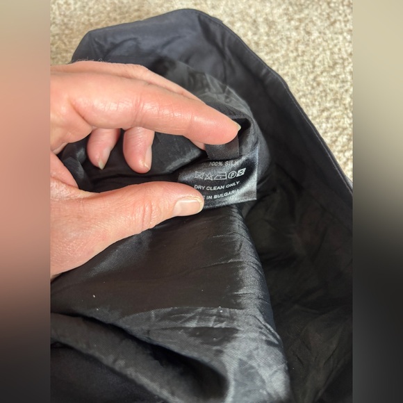 A.F. VANDEVORST Black Silk Button Side Straight Belgian Designer EU 38/US 6/8 - Picture 10 of 14